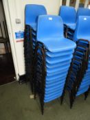 *Thirty Stackable Blue Polypropylene Children's Ch