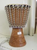 *African Style Skin Covered Drum