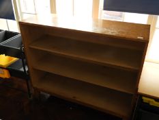 *Beech Open Front Bookcase