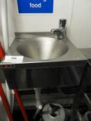 *Basix Stainless Steel Wash Hand Basin