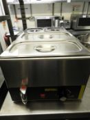 *Buffalo 4 Pot Wet Well Bain Marie