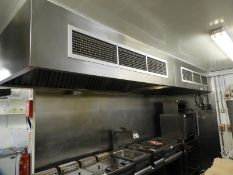 *Stainless Steel Extraction Canopy with Fan & Cont