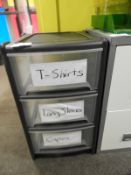 *3 Drawer Storage Unit