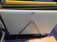 *6 Assorted Polythene Chopping Boards in Rack