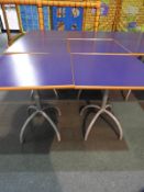 *6x 70 by 70 Cafe Style Dining Tables on Tubular P