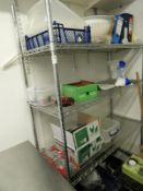 *Vogue Catering 4 Tier Pot Storage Rack 120 by 45