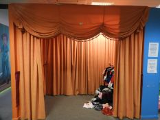 *Orange Curtaining & Material