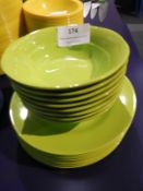 *Rice Unbreakable Bowls & Plates 17 Pieces