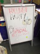 *A frame banner holder