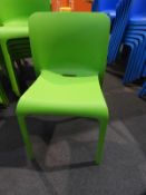 *6 Pop by Origin Stackable Green Chairs