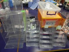 *Perspex Leaflet Dispensers, Storage Boxes Etc