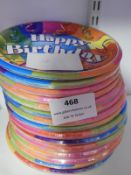 *14 Packs of Happy Birthday Plates