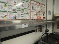 *Stainless Steel Wall Mounted Shelf Unit 2.10M by