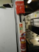 *Wet Chemical Extinguisher & Fire Blanket