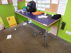 *Office Table on Square Legs with Heat Resistant T