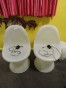 *Pair of LED Glowing Chairs