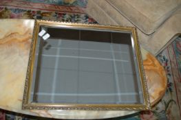 Gilt Framed Bevelled Edge Mirror