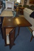 Dark Oak Drop Leaf Table