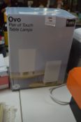 *Pair of Ovo Touch Table Lamps