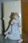 Boxed Nao Figurine - Girl with Puppy