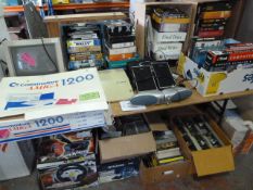 Computer Monitor, Printer & Large Collection of Co