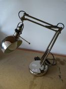 Contemporary Chrome Angle Poise Lamp