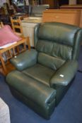 Green Leather Recliner