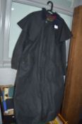 Waxed Stockman Coat Size Large