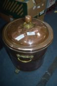 Copper & Brass Coal Bin