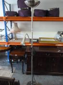 Contemporary Up Light with Reading Light