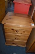 Three Drawer Bedside Cabinet