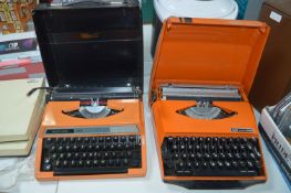 Pair of Boxed Vintage Type Writers