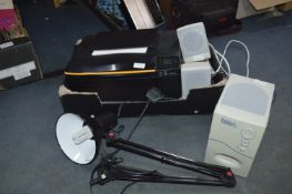 Assortment of Electrical Items Including Lamps and