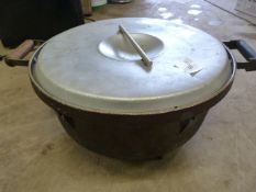 Large Lidded Cauldron