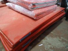 Eight Exercise Mats 177x114cm approx