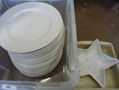 *Quantity of White Dinner Plates and Two Dishes