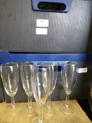 *Two Boxes of Approximately 75 Champagne Flutes