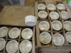 *Twenty Four Small White Dessert Bowls