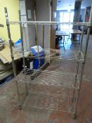*Four Tier Metal Rack/Shelves