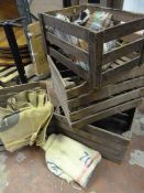 *Four Wooden Crates