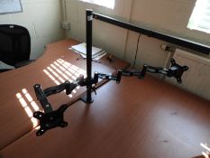 *Dual Computer Screen Multi Positional Bracket