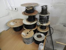 *Eleven Rolls of Assorted Coax and CCTV Cable