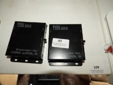 *Two Gefen Toolbox HDMI Extenders