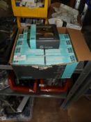 *Box Containing Brushed Steel Single Gang Faceplat