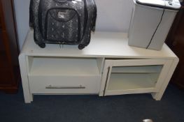 White Glazed Front TV Cabinet