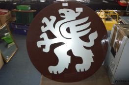 Large Bank Advertising Sign