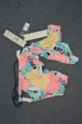 *O'neill High Neck Crop Top Bikini & Hipster Size;