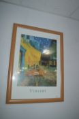 Framed Van Gogh Print - Night Scene