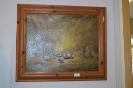 Oil on Board by Colin. J. Metcalf