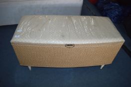 Lloyd Loom Style Ottoman